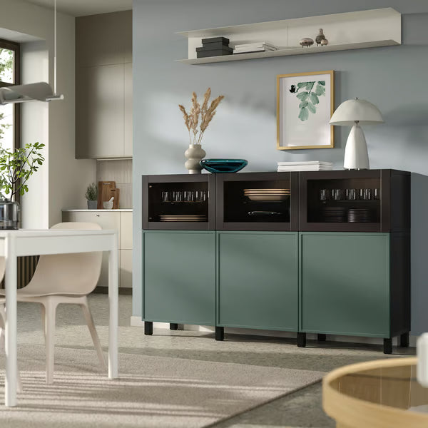 Delta buffet glass cabinet, 180x42x112cm