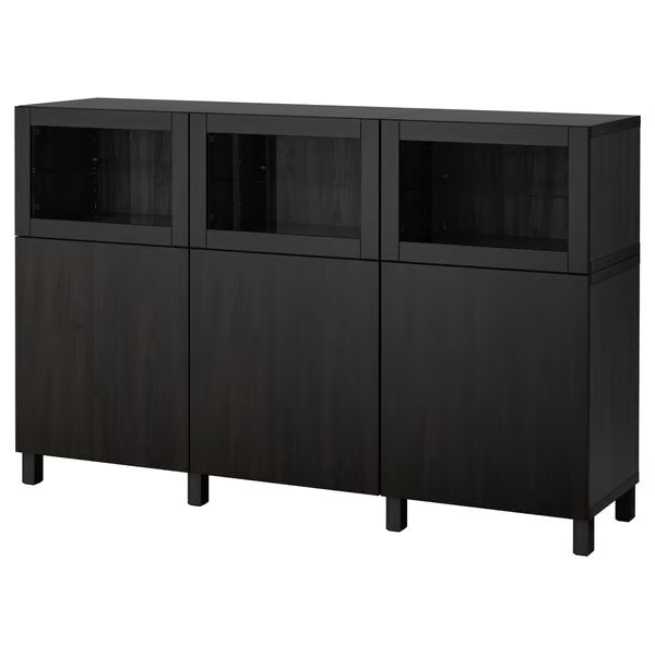 Delta buffet glass cabinet, 180x42x112cm