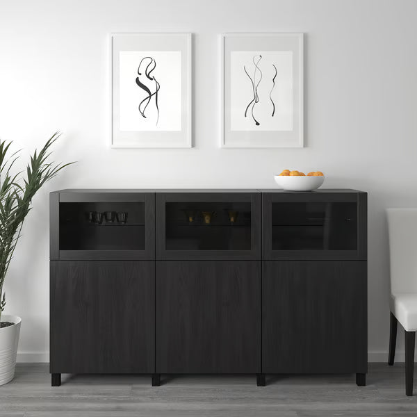 Delta buffet glass cabinet, 180x42x112cm