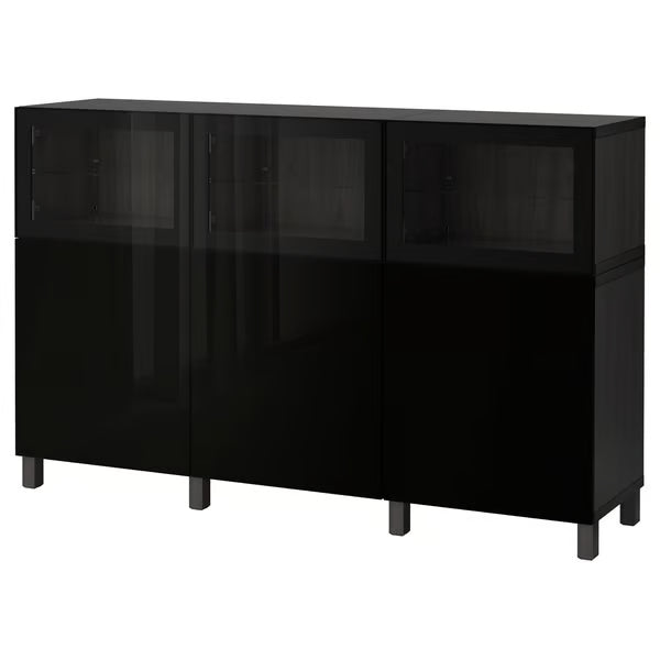 Delta buffet glass cabinet, 180x42x112cm