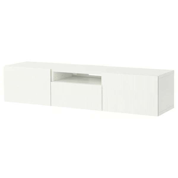 Delta Hanged TV unit 2 Doors & 1 Drawer, 180x42x39cm