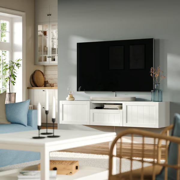 Delta Hanged TV unit 2 Doors & 1 Drawer, 180x42x39cm