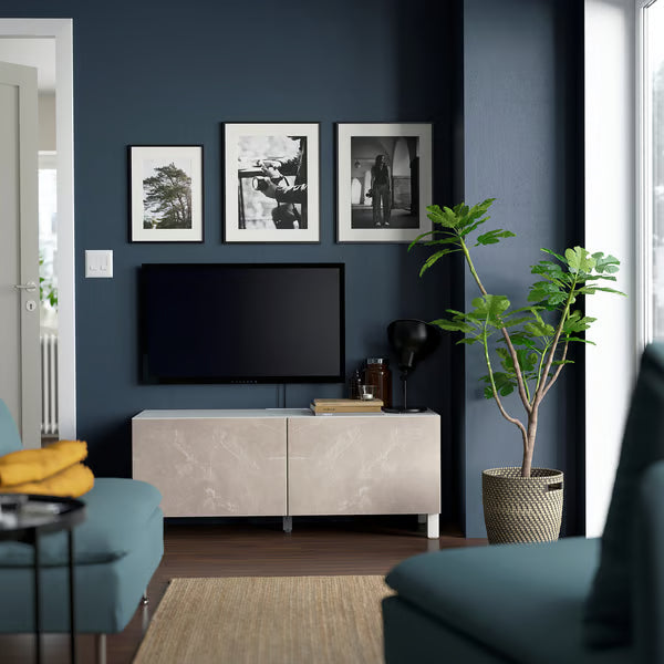 Delta TV  cabinet with 2 Doors, 120x42x48cm