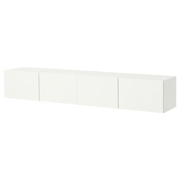 Delta Hanged TV cabinet With 4 Doors, 240x42x38cm