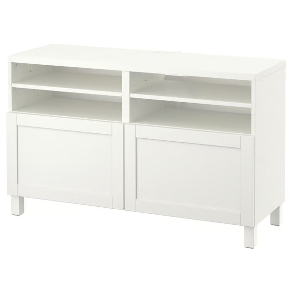 Delta TV media console with 2 Doors/2 Shelves, 120x42x74cm