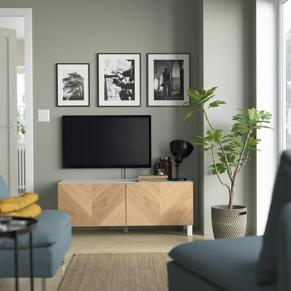 Delta TV  cabinet with 2 Doors, 120x42x48cm