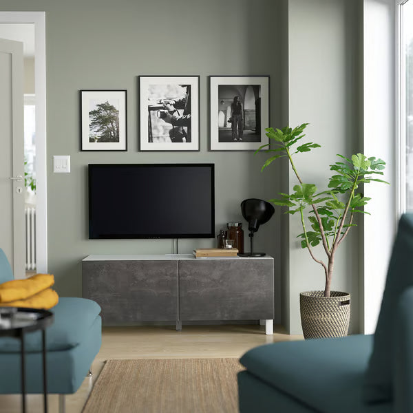 Delta TV  cabinet with 2 Doors, 120x42x48cm