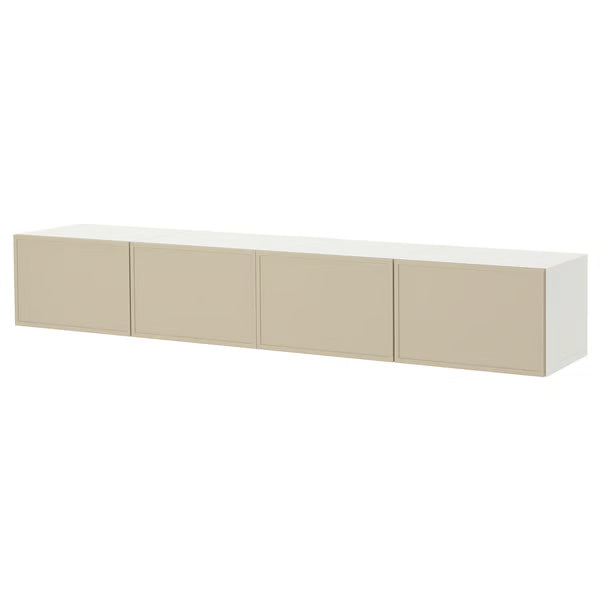 Delta Hanged TV cabinet With 4 Doors, 240x42x38cm