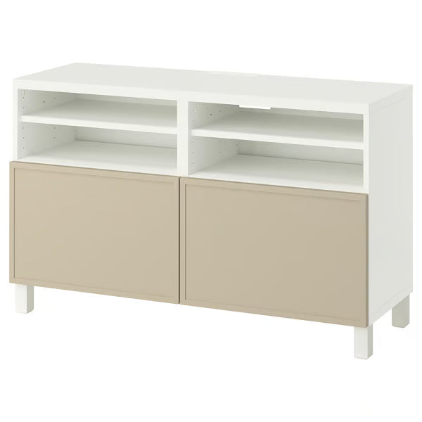 Delta TV media console with 2 Doors/2 Shelves, 120x42x74cm