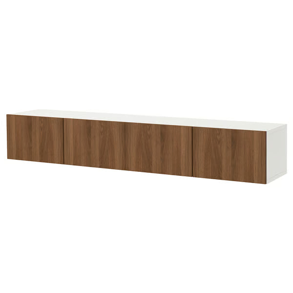 Delta Hanged TV cabinet With 4 Doors, 240x42x38cm