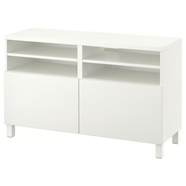 Delta TV media console with 2 Doors/2 Shelves, 120x42x74cm