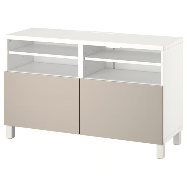 Delta TV media console with 2 Doors/2 Shelves, 120x42x74cm