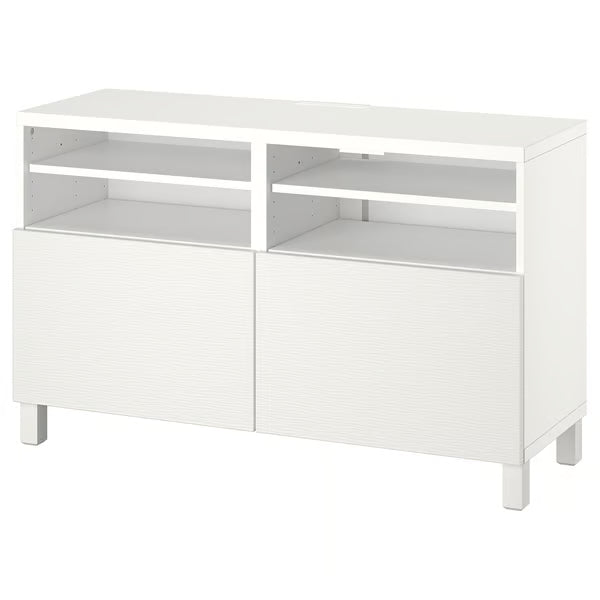 Delta TV media console with 2 Doors/2 Shelves, 120x42x74cm