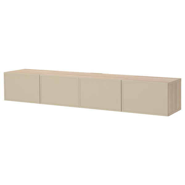 Delta Hanged TV cabinet With 4 Doors, 240x42x38cm