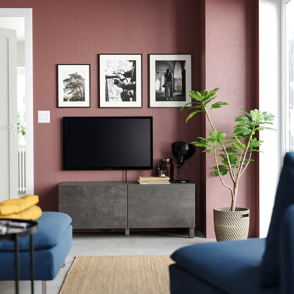 Delta TV  cabinet with 2 Doors, 120x42x48cm