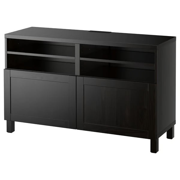 Delta TV media console with 2 Doors/2 Shelves, 120x42x74cm