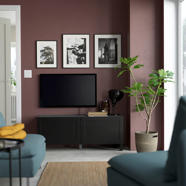 Delta TV  cabinet with 2 Doors, 120x42x48cm