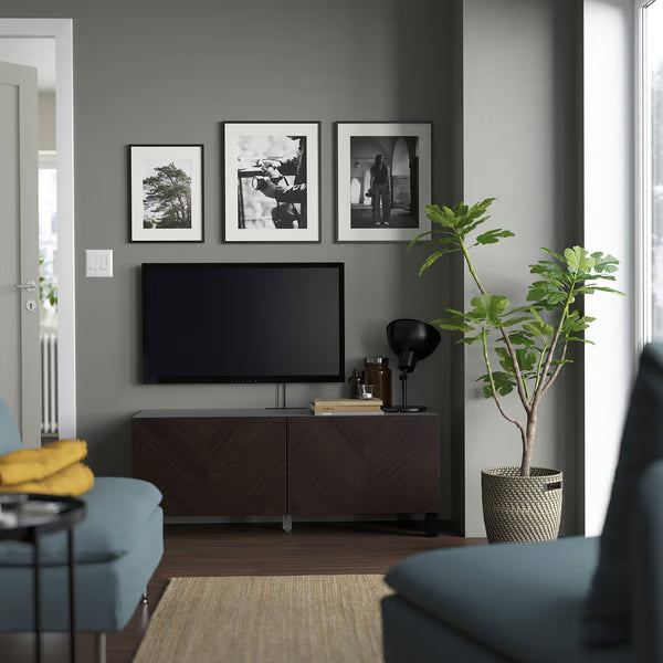 Delta TV  cabinet with 2 Doors, 120x42x48cm