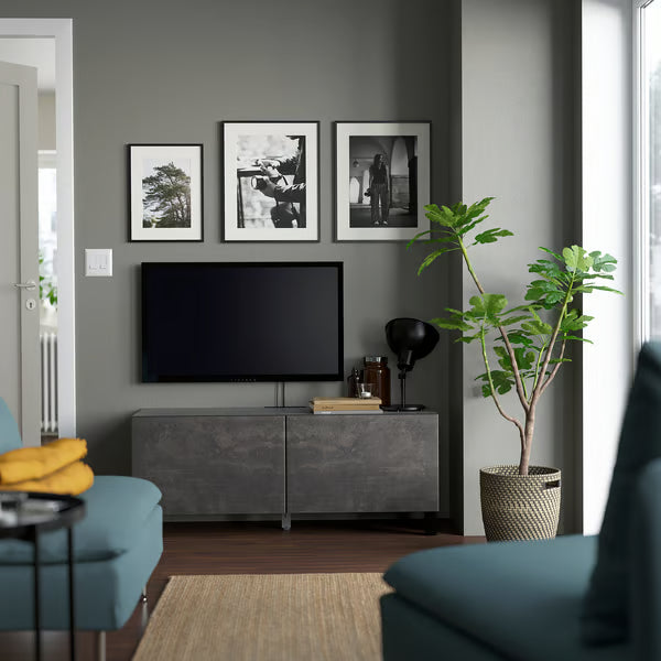 Delta TV  cabinet with 2 Doors, 120x42x48cm