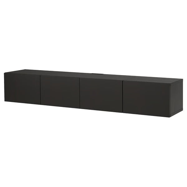 Delta Hanged TV cabinet With 4 Doors, 240x42x38cm