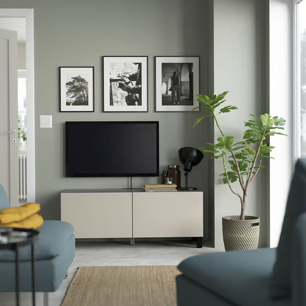 Delta TV  cabinet with 2 Doors, 120x42x48cm