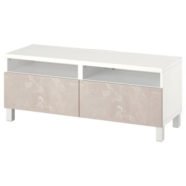 Delta TV console with 2 Drawers II,120x42x48cm
