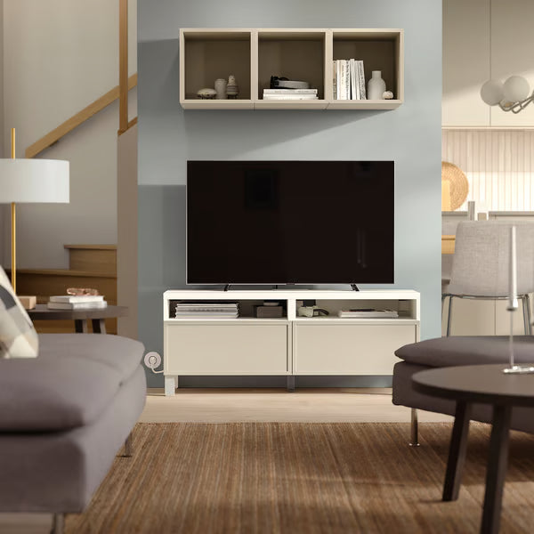 Delta TV console with 2 Drawers II,120x42x48cm