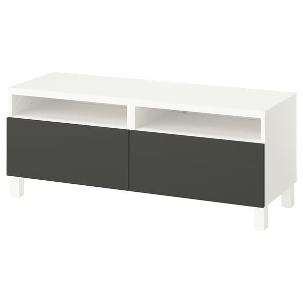 Delta TV console with 2 Drawers I,120x42x48cm