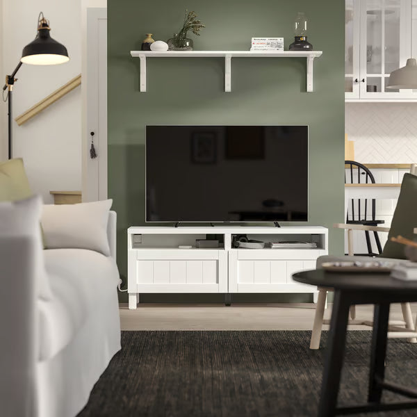 Delta TV console with 2 Drawers I,120x42x48cm