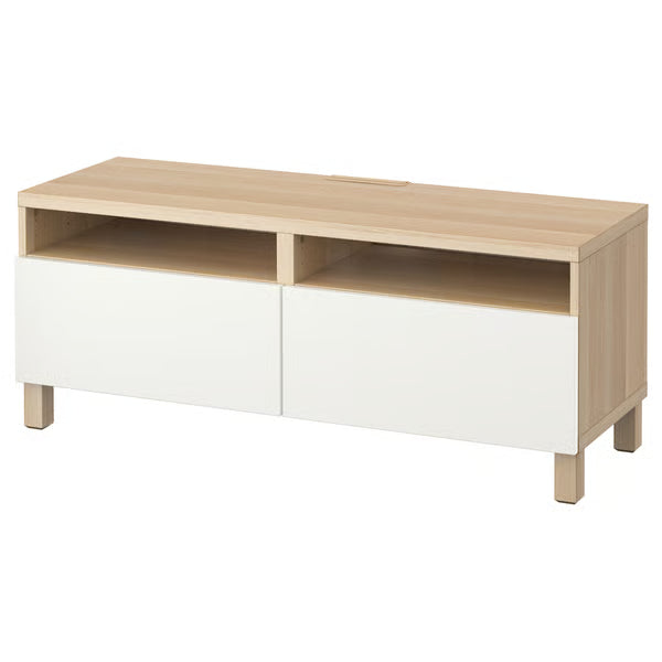 Delta TV console with 2 Drawers I,120x42x48cm