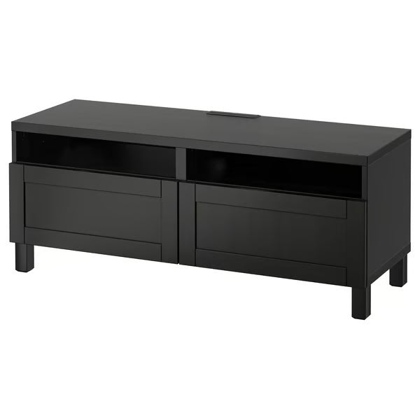 Delta TV console with 2 Drawers I,120x42x48cm