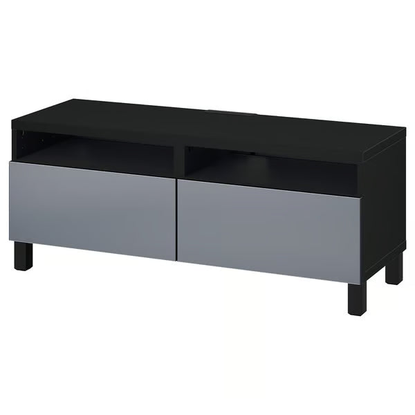Delta TV console with 2 Drawers II,120x42x48cm