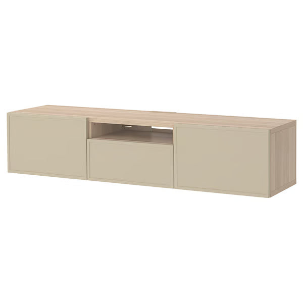 Delta Hanged TV unit 2 Doors & 1 Drawer, 180x42x39cm