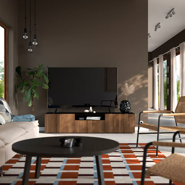 Delta Hanged TV unit 2 Doors & 1 Drawer, 180x42x39cm
