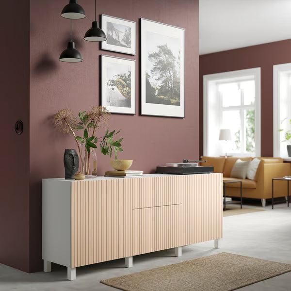 Delta Sideboard III with 2 doors & 2 drawers, 180x42x74cm