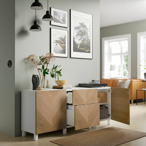 Delta Sideboard III with 2 doors & 2 drawers, 180x42x74cm