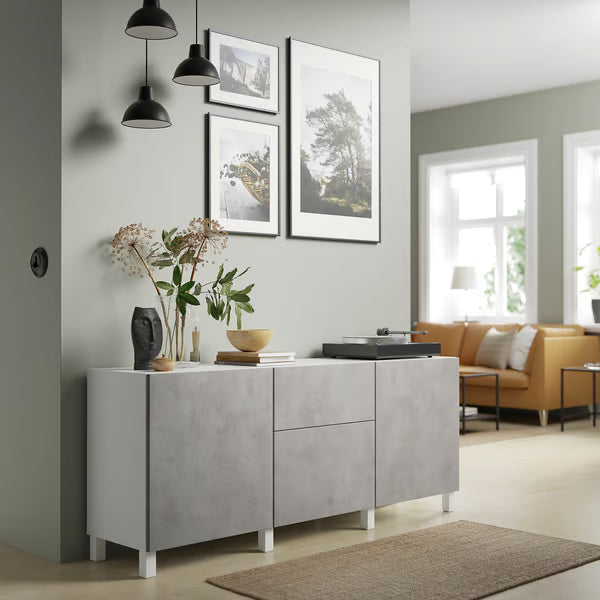 Delta Sideboard III with 2 doors & 2 drawers, 180x42x74cm