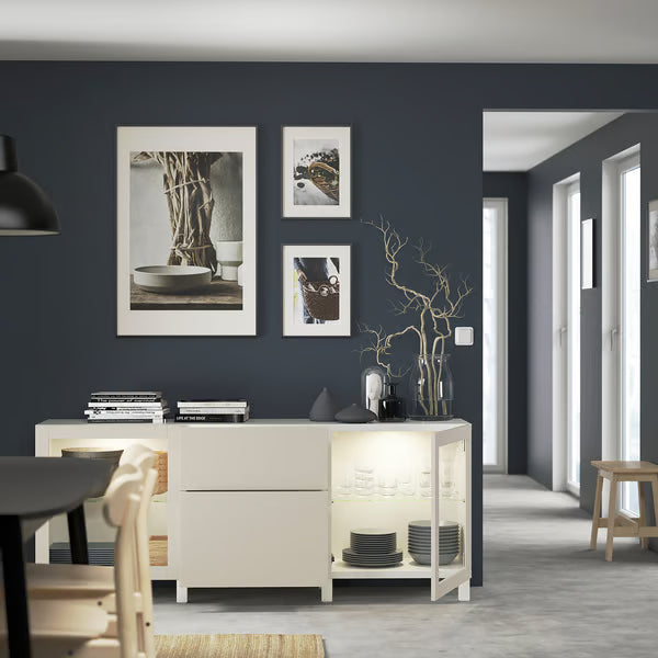 Delta Sideboard I with  2 doors & 2 drawers, 180x42x74cm
