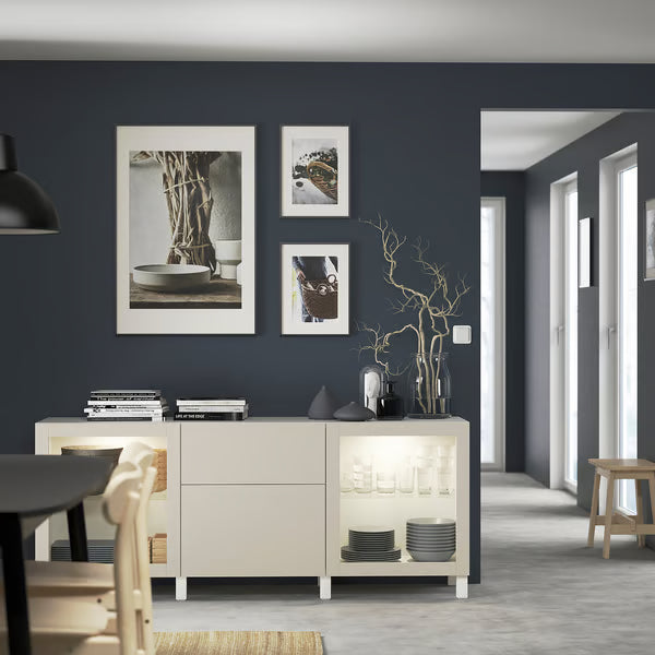 Delta Sideboard I with  2 doors & 2 drawers, 180x42x74cm