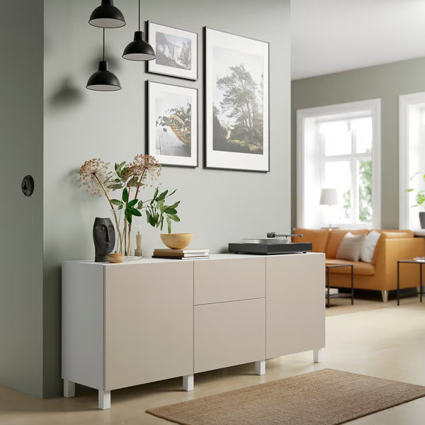 Delta Sideboard I with  2 doors & 2 drawers, 180x42x74cm