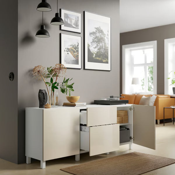 Delta Sideboard II with 2 doors & 2 drawers, 180x42x74cm