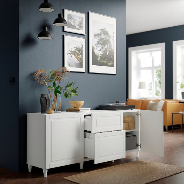 Delta Sideboard III with 2 doors & 2 drawers, 180x42x74cm