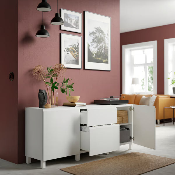 Delta Sideboard III with 2 doors & 2 drawers, 180x42x74cm