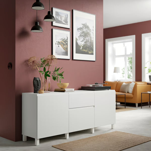 Delta Sideboard III with 2 doors & 2 drawers, 180x42x74cm