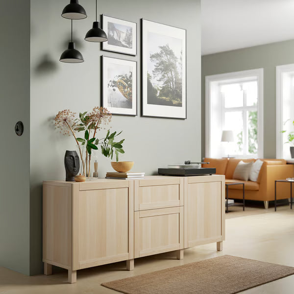 Delta Sideboard II with 2 doors & 2 drawers, 180x42x74cm