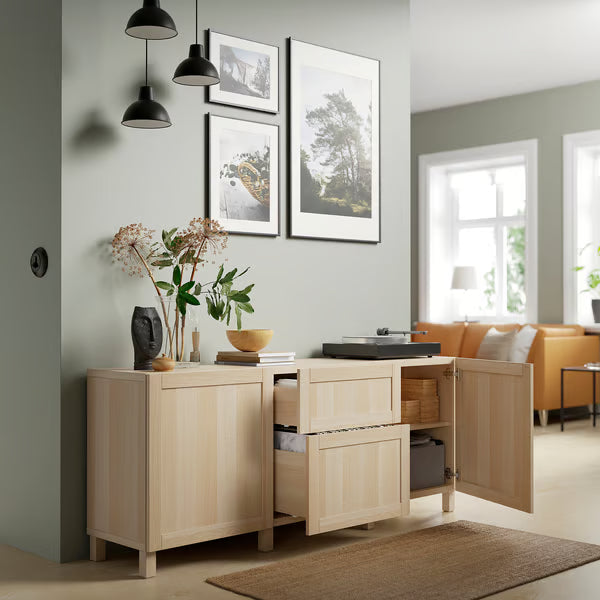 Delta Sideboard II with 2 doors & 2 drawers, 180x42x74cm