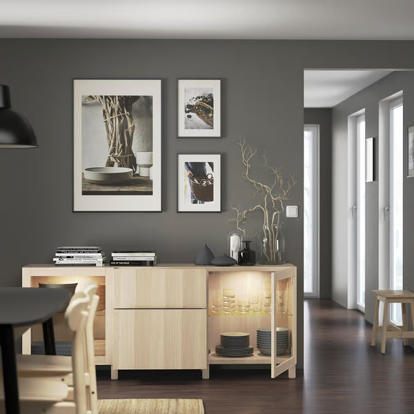 Delta Sideboard I with  2 doors & 2 drawers, 180x42x74cm