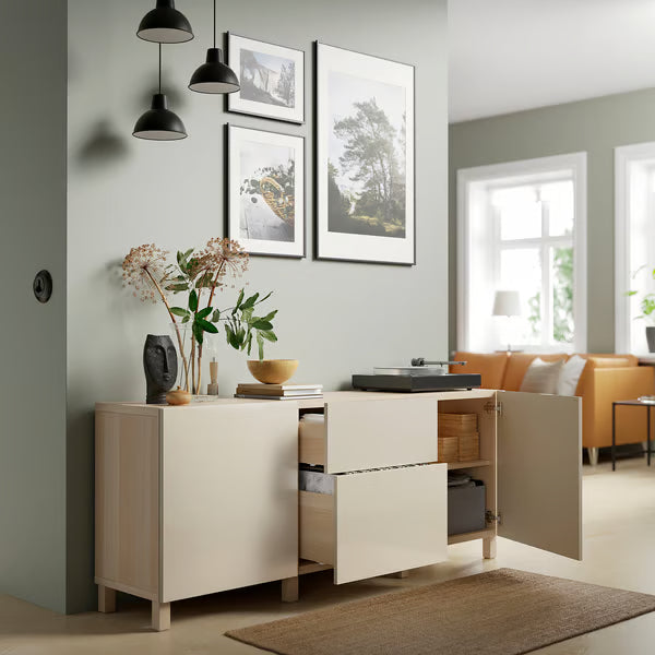 Delta Sideboard II with 2 doors & 2 drawers, 180x42x74cm