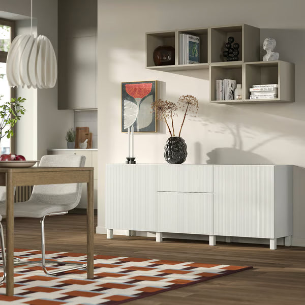 Delta Sideboard III with 2 doors & 2 drawers, 180x42x74cm
