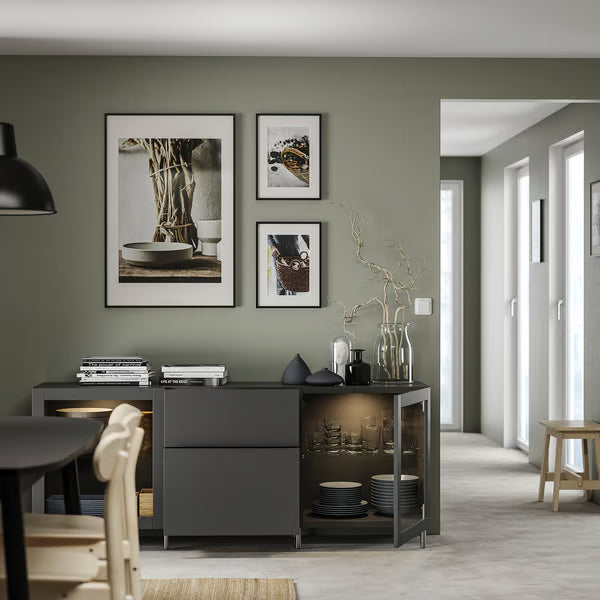 Delta Sideboard I with  2 doors & 2 drawers, 180x42x74cm